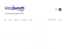 Tablet Screenshot of kissandpunch.com